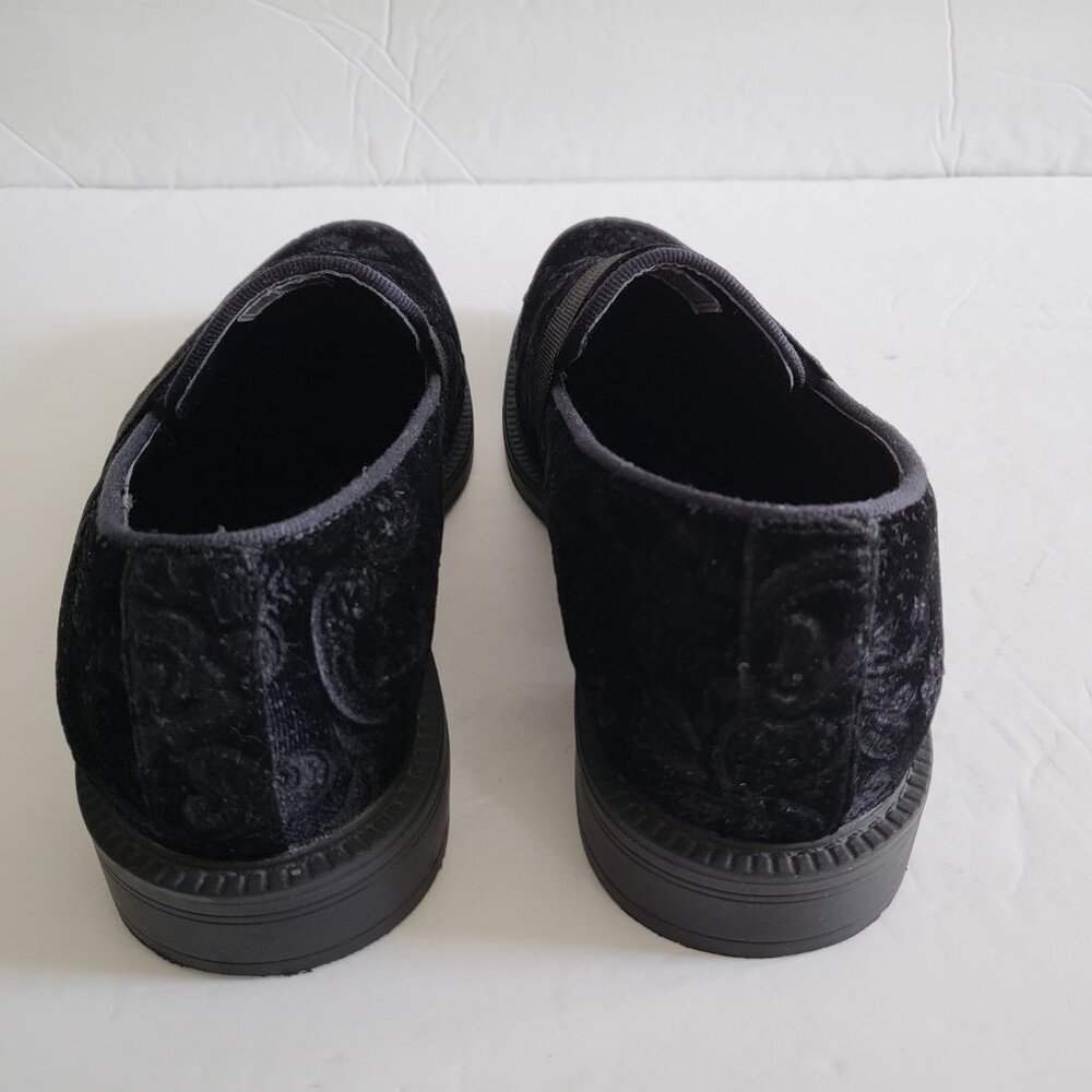 Bruno Marc Dress Shoes Velvet Loafers Mens Size 6.5 Slip On Black - Picture 10 of 15